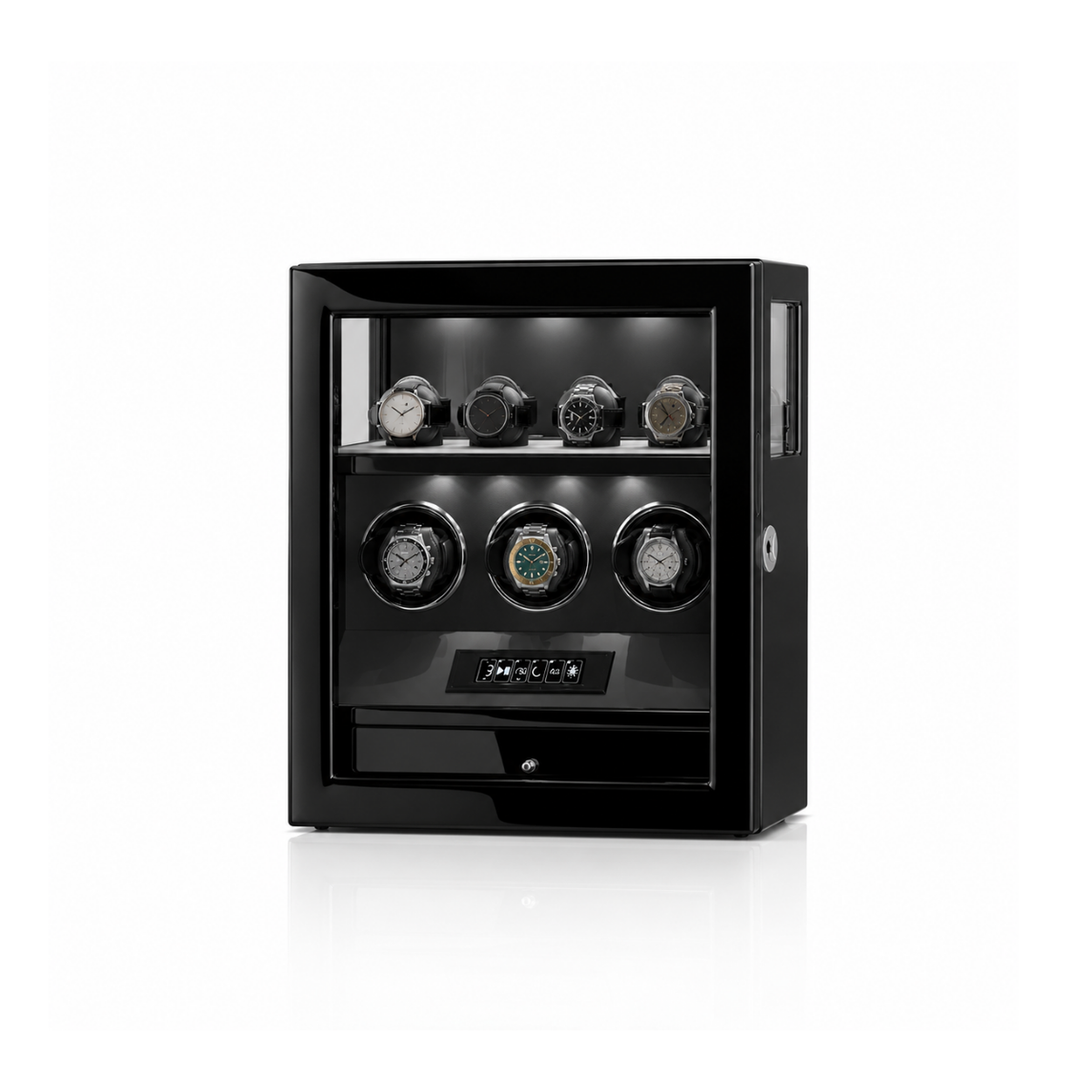 Phantom Black™ Triple Watch Winder