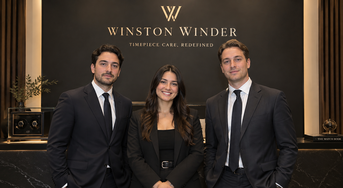 Winston Winder watch care and design
